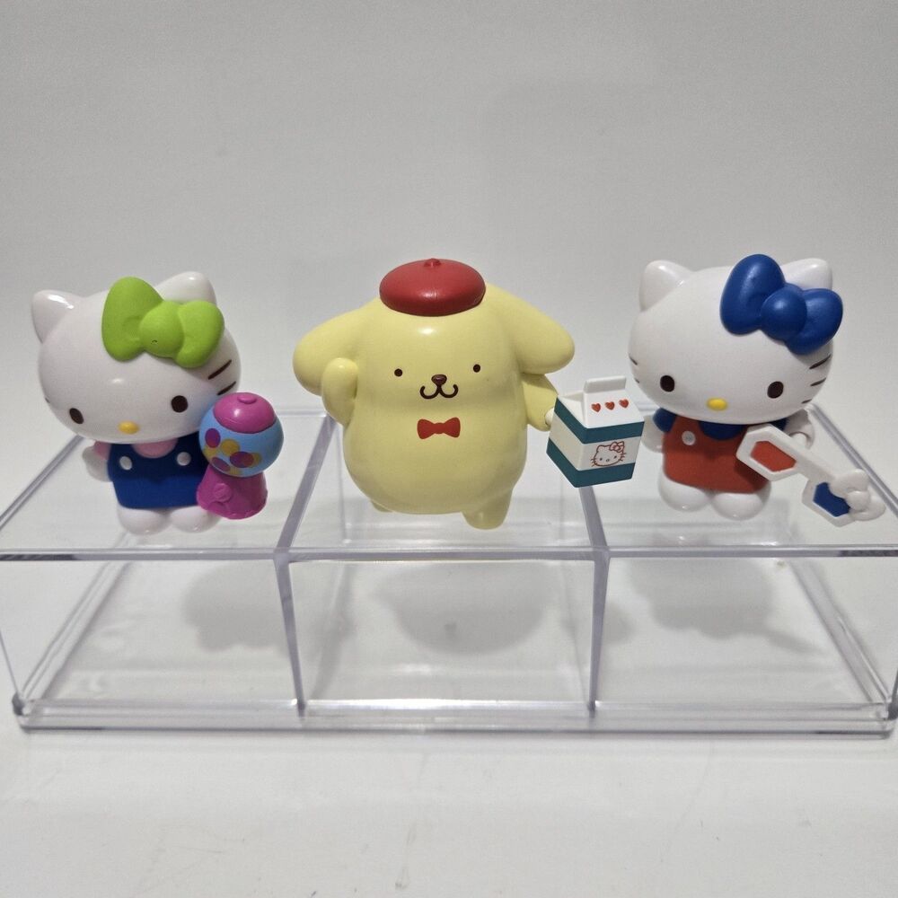 Hello Kitty + Friends Series 4 Rainbow Vibes Lot of 3 Figurines